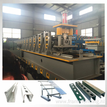 solar panel support roll forming machine